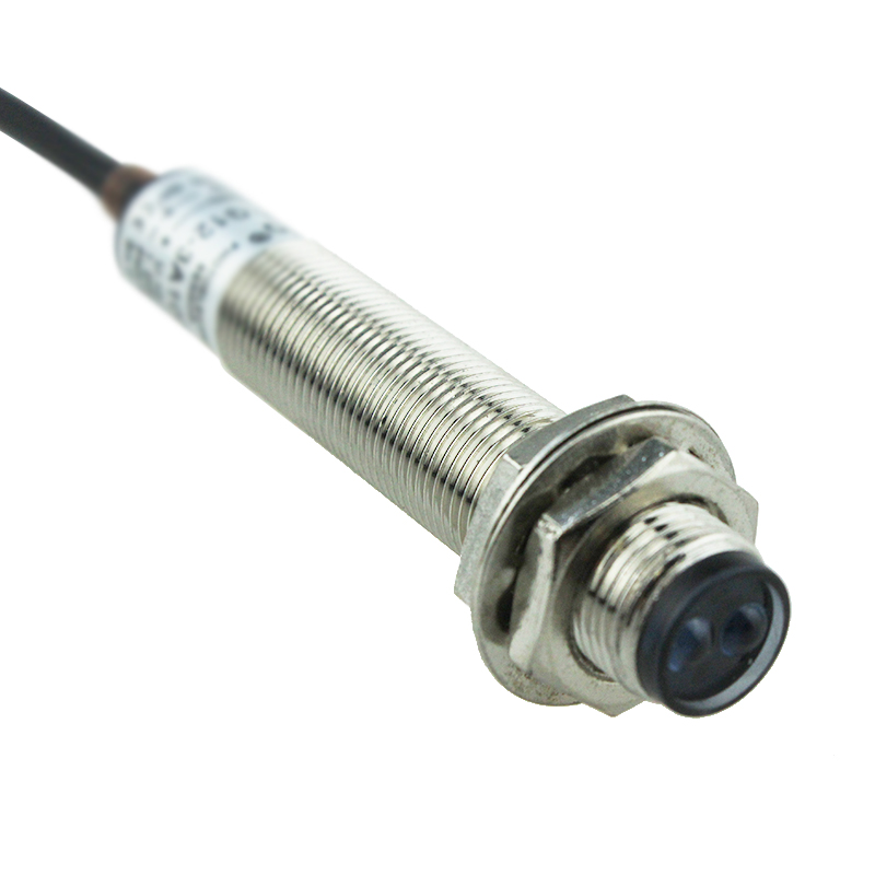 10cm PNP NO M12 Metal Housing Photoelectric Sensor Photo Switch G12-3A10PA 