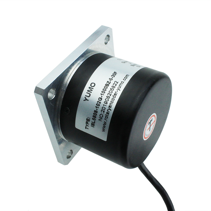 Incremental Optial Shaft 8mm Flange Rotary Encoder ISL5808-102G-1000BZ-5-30F
